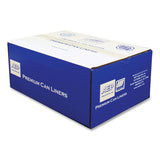 Platinum Plus® Can Liners, 60 Gal, 1.55 Mil, 39" X 56", Gray, 50-carton freeshipping - TVN Wholesale 
