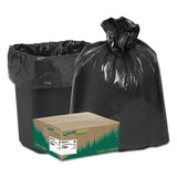 Linear Low Density Recycled Can Liners, 10 Gal, 0.85 Mil, 24