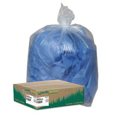 Earthsense® Commercial Linear Low Density Clear Recycled Can Liners, 33 Gal, 1.25 Mil, 33" X 39", Clear, 100-carton freeshipping - TVN Wholesale 