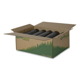 Earthsense® Commercial Linear Low Density Recycled Can Liners, 60 Gal, 1.25 Mil, 38" X 58", Black, 100-carton freeshipping - TVN Wholesale 