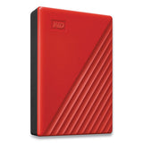 WD My Passport External Hard Drive, 4 Tb, Usb 3.2, Red freeshipping - TVN Wholesale 
