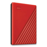 WD My Passport External Hard Drive, 2 Tb, Usb 3.2, Red freeshipping - TVN Wholesale 