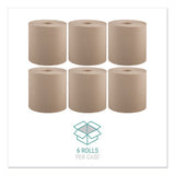 Windsoft® Hardwound Roll Towels, 8" X 800 Ft, Natural, 6 Rolls-carton freeshipping - TVN Wholesale 