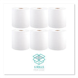 Windsoft® Hardwound Roll Towels, 8" X 800 Ft, White, 6 Rolls-carton freeshipping - TVN Wholesale 