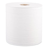 Hardwound Roll Towels, 8 X 800 Ft, White, 12 Rolls-carton