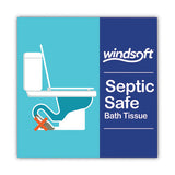 Windsoft® Premium Bath Tissue, Septic Safe, 2-ply, White, 4 X 3.9, 284 Sheets-roll, 24 Rolls-carton freeshipping - TVN Wholesale 
