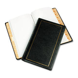 Wilson Jones® Looseleaf Corporation Minute Book, 1 Subject, Unruled, Black-gold Cover, 14 X 8.5, 250 Sheets freeshipping - TVN Wholesale 