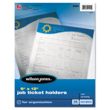 Wilson Jones® Top-loading Job Ticket Holder, Nonglare Finish, 9 X 12, Clear-frosted, 10-pack freeshipping - TVN Wholesale 