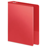 Wilson Jones® Heavy-duty Round Ring View Binder With Extra-durable Hinge, 3 Rings, 1.5" Capacity, 11 X 8.5, Red freeshipping - TVN Wholesale 