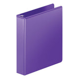 Wilson Jones® Heavy-duty Round Ring View Binder With Extra-durable Hinge, 3 Rings, 1.5" Capacity, 11 X 8.5, Purple freeshipping - TVN Wholesale 