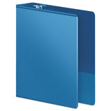 Wilson Jones® Heavy-duty Round Ring View Binder With Extra-durable Hinge, 3 Rings, 2" Capacity, 11 X 8.5, Pc Blue freeshipping - TVN Wholesale 