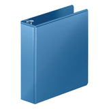 Wilson Jones® Heavy-duty Round Ring View Binder With Extra-durable Hinge, 3 Rings, 2" Capacity, 11 X 8.5, Pc Blue freeshipping - TVN Wholesale 