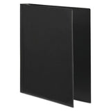 Wilson Jones® Flexible Poly Round Ring View Binder, 3 Rings, 1" Capacity, 11 X 8.5, Black freeshipping - TVN Wholesale 