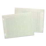 Wilson Jones® Accounting Sheets, 10 Columns, 9.25 X 11.88, Green, Loose Sheet, 100-pack freeshipping - TVN Wholesale 