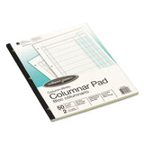 Wilson Jones® Accounting Pad, (5) 8-unit Columns, 8.5 X 11, Light Green, 50-sheet Pad freeshipping - TVN Wholesale 