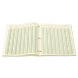 Wilson Jones® Accounting Pad, (8) 6-unit Columns, 8.5 X 11, Light Green, 50-sheet Pad freeshipping - TVN Wholesale 