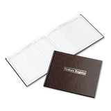 Wilson Jones® Visitor Register Book, 5 Column Format, Red Cover, 10.5 X 8.5 Sheets, 112 Sheets-book freeshipping - TVN Wholesale 