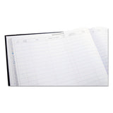 Wilson Jones® Detailed Visitor Register Book, 8 Column Format, Black Cover, 12.25 X 9.5 Sheets, 208 Sheets-book freeshipping - TVN Wholesale 