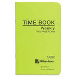 Wilson Jones® Foreman's Time Book, Week Ending, 4.13 X 6.75, 1-page, 36 Forms freeshipping - TVN Wholesale 