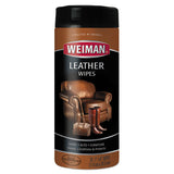 WEIMAN® Leather Wipes, 7 X 8, 30-canister, 4 Canisters-carton freeshipping - TVN Wholesale 