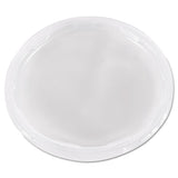 Deli Container Lids, Plug-style, Clear, 50-pack, 10 Packs-carton