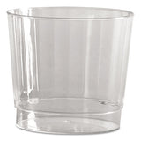 WNA Classic Crystal Plastic Tumblers, 10 Oz, Clear, Fluted, Tall, 20-pack, 12 Packs-carton freeshipping - TVN Wholesale 