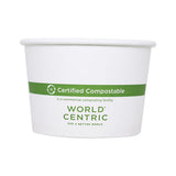 World Centric® Paper Bowls, 8 Oz, 3.5" Diameter X 2.3"h, White, 1,000-carton freeshipping - TVN Wholesale 