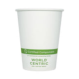 World Centric® Paper Hot Cups, 12 Oz, White, 1,000-carton freeshipping - TVN Wholesale 