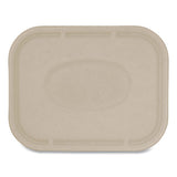 World Centric® Fiber Lids For Fiber Containers, 7.8 X 10.1 X 0.5, Natural, 400-carton freeshipping - TVN Wholesale 