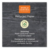 World Centric® 100 Percent Pcw Recycled Paper Towels, 1-ply, 9 X 9, Natural, 250-pack, 16 Packs-carton freeshipping - TVN Wholesale 