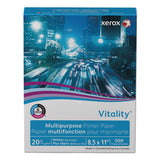 xerox™ Vitality Multipurpose Print Paper, 92 Bright, 20 Lb, 8.5 X 11, White, 500-ream freeshipping - TVN Wholesale 