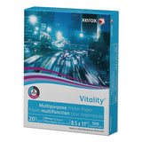 xerox™ Vitality Multipurpose Print Paper, 92 Bright, 20 Lb, 8.5 X 11, White, 500-ream freeshipping - TVN Wholesale 