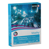 xerox™ Vitality Multipurpose Print Paper, 92 Bright, 20 Lb, 8.5 X 11, White, 500-ream freeshipping - TVN Wholesale 