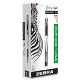 Zebra® Z-grip Flight Ballpoint Pen, Stick, Bold 1.2 Mm, Blue Ink, White-blue Fashion Accents Barrel, Dozen freeshipping - TVN Wholesale 
