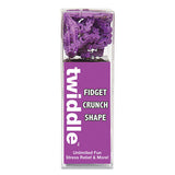 Zorbitz Twiddle Fidget Crunch Shape, Purple, Ages 5 And Up freeshipping - TVN Wholesale 